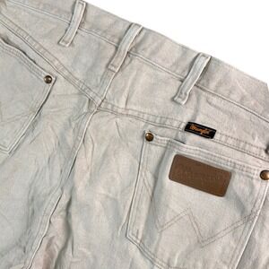 Wrangler Men Light Wash‎ Straight Leg Jean Classic Fit Denim Workwear 37x31
